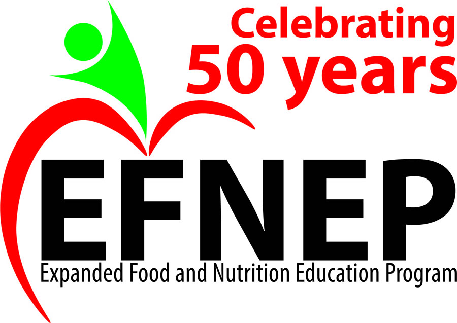 Expanded Food and Nutrition Education Program (EFNEP) 50th anniversary Logo.