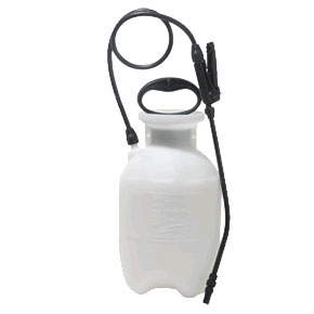 Pesticide jug with spraying apparatus attached.