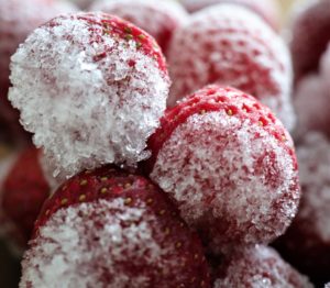 Frozen strawberries
